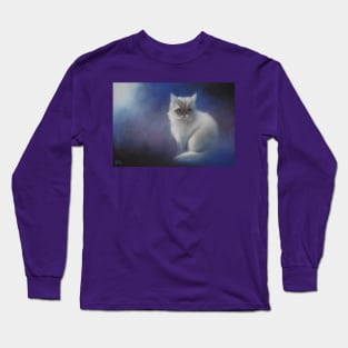 White Kitten Long Sleeve T-Shirt